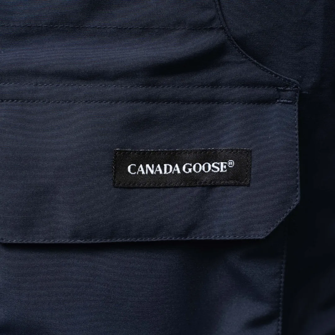 P660 CANADA GOOSE丨Canada Goose C08 children's clothing, children's hooded down jacket Color: dark blue Size: 110-160